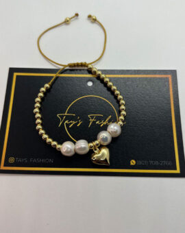 Gold Bead Bracelet