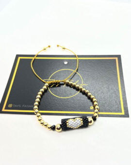 Black Enamel Bracelet