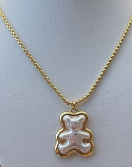White Bear Necklace
