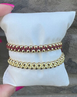 Gold Bead Colors Bracelet